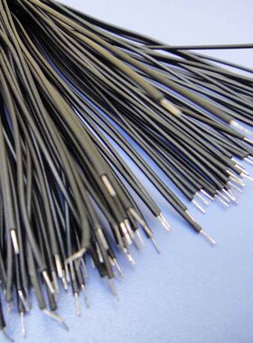 飞线23cm细导线跳线模型配件diy小制作玩具电线红黑色电子连接线