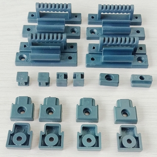 卡维修白灰色 铝合金框塑料件工字滑块安装 老款 外三推纱窗配件套装