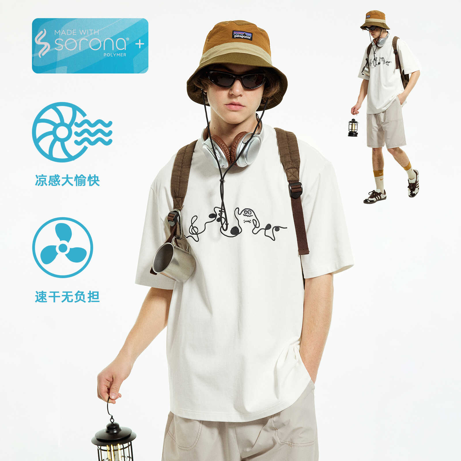 吸汗原创速干短袖SAMESAME24SS