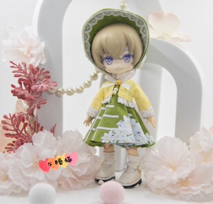 午睡猫手作ob11娃衣黎明百合bjd12分uf12雏菊小十二分