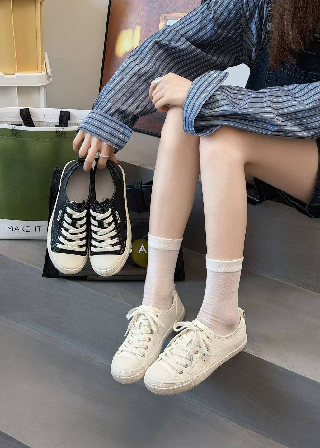 2026春季新款真皮小白鞋女百板鞋