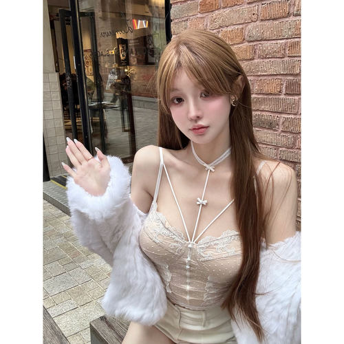 Joeys法式蕾丝背心吊带