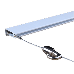 ojk挂画器轨道客厅挂画可移动画轨画展钢丝挂钩挂镜线嵌扣轨套餐