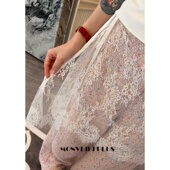 2075 高级设计感蕾丝屁帘 魔女MoNvKiKiPlus「蝶梦」大码 微胖春款