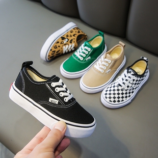 宝宝布鞋 EEL正品 女童板鞋 2026秋新款 儿童帆布鞋 男童一脚蹬休闲鞋