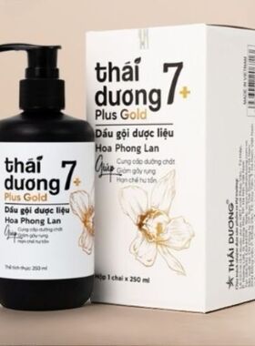 越南购草本太阳洗发水thai duong7plus dau goi duoc lieu 250ml