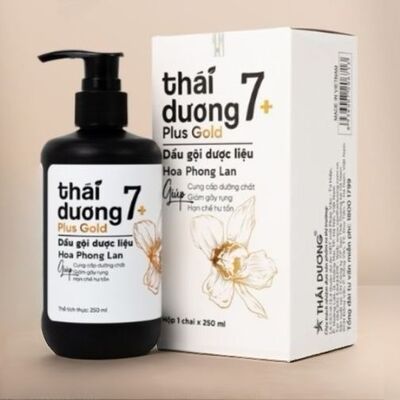 越南购草本太阳洗发水thai duong7plus dau goi duoc lieu 250ml