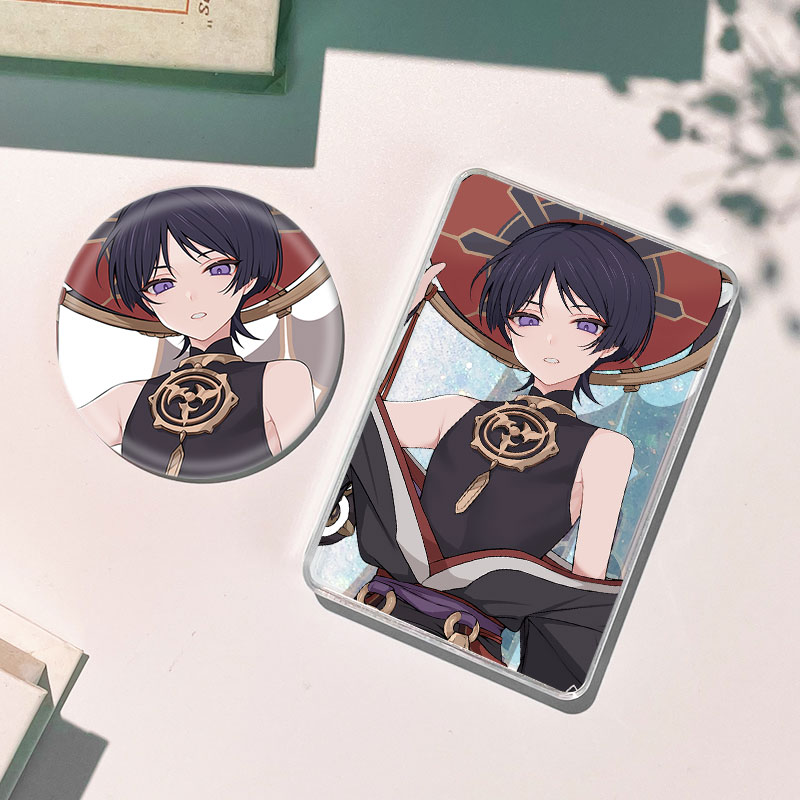 原神流浪者散兵流麻流沙麻将卡砖生日礼物徽章吧唧谷子周边挂件