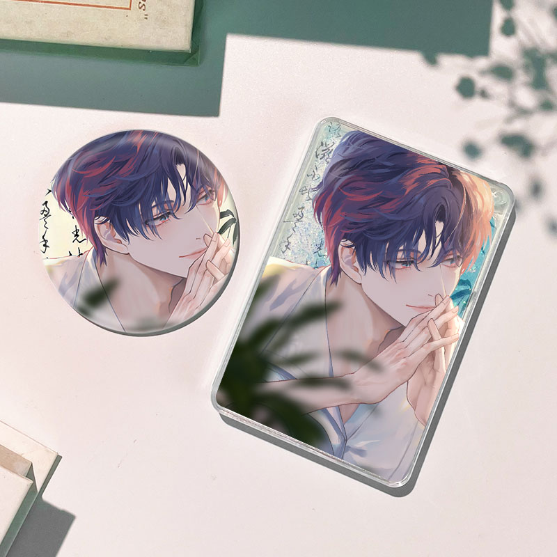 恋与深空祁煜流沙麻将流麻徽章吧唧谷子卡砖摆件周边咕卡礼物成品