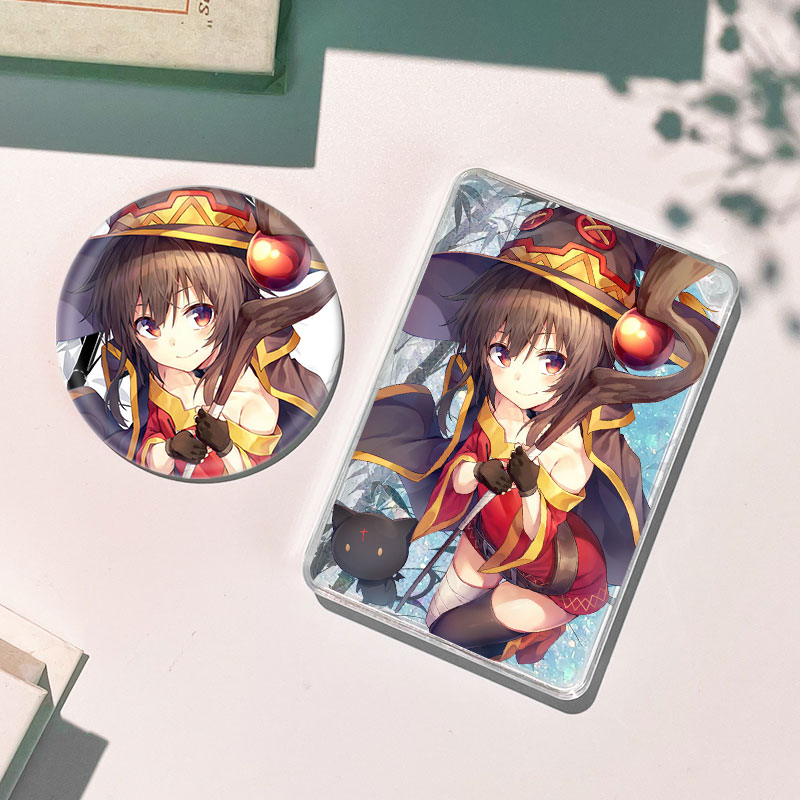 Megumin惠惠流沙麻将流麻徽章吧唧谷子动漫周边咕卡礼物挂件立牌