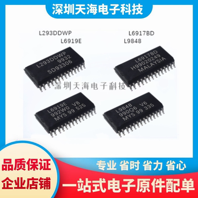 全新原装 L293DDWP L6917BD L6919E L9848 现货