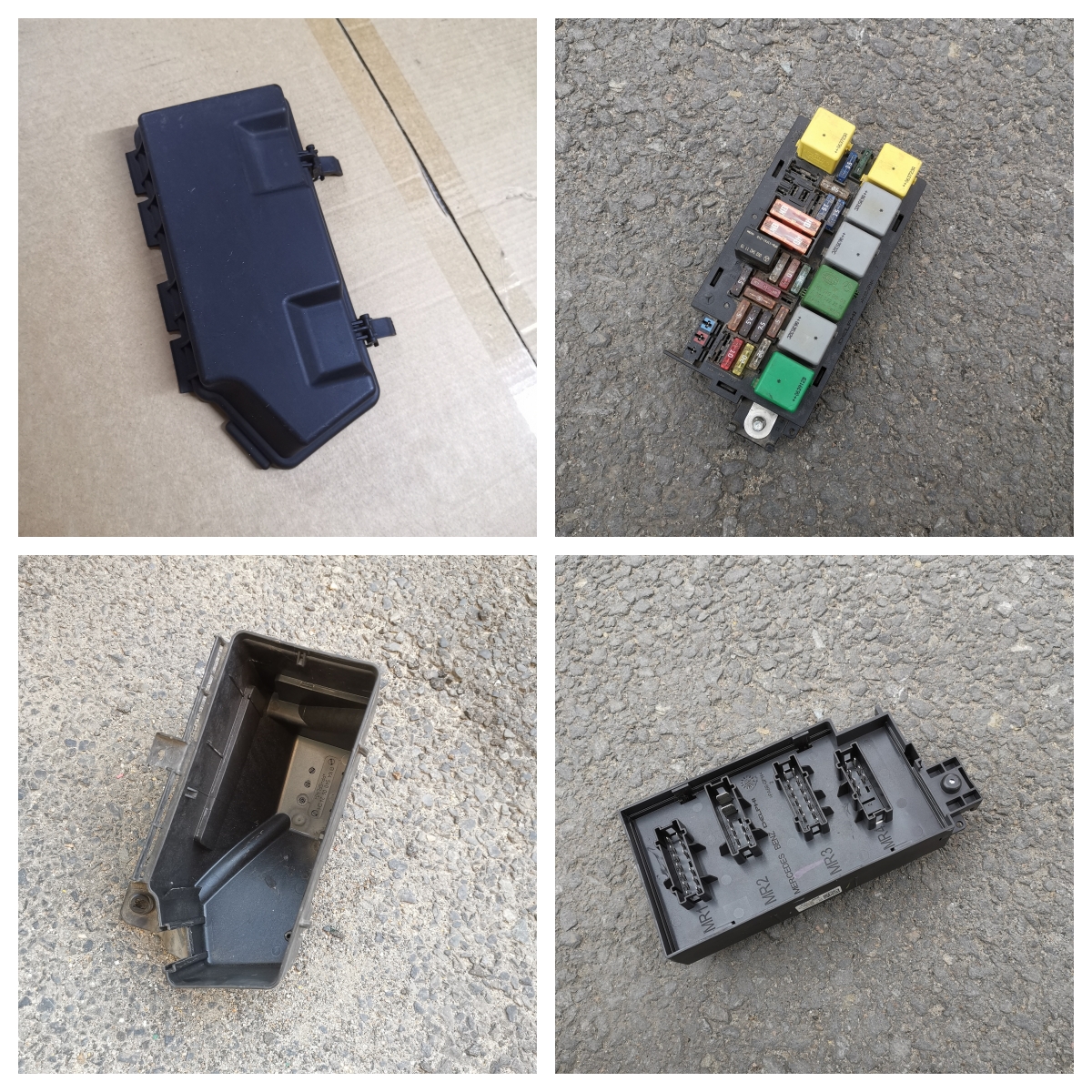 适用奔驰ML级 W164 ML350 发动机保险丝盒 机舱机头继电器盒 盖子