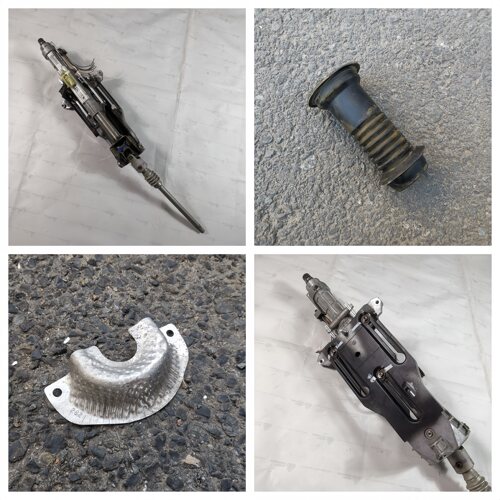 适用奔驰W251 R280 R320 R350 R400 R500方向机管柱 防尘套隔热板