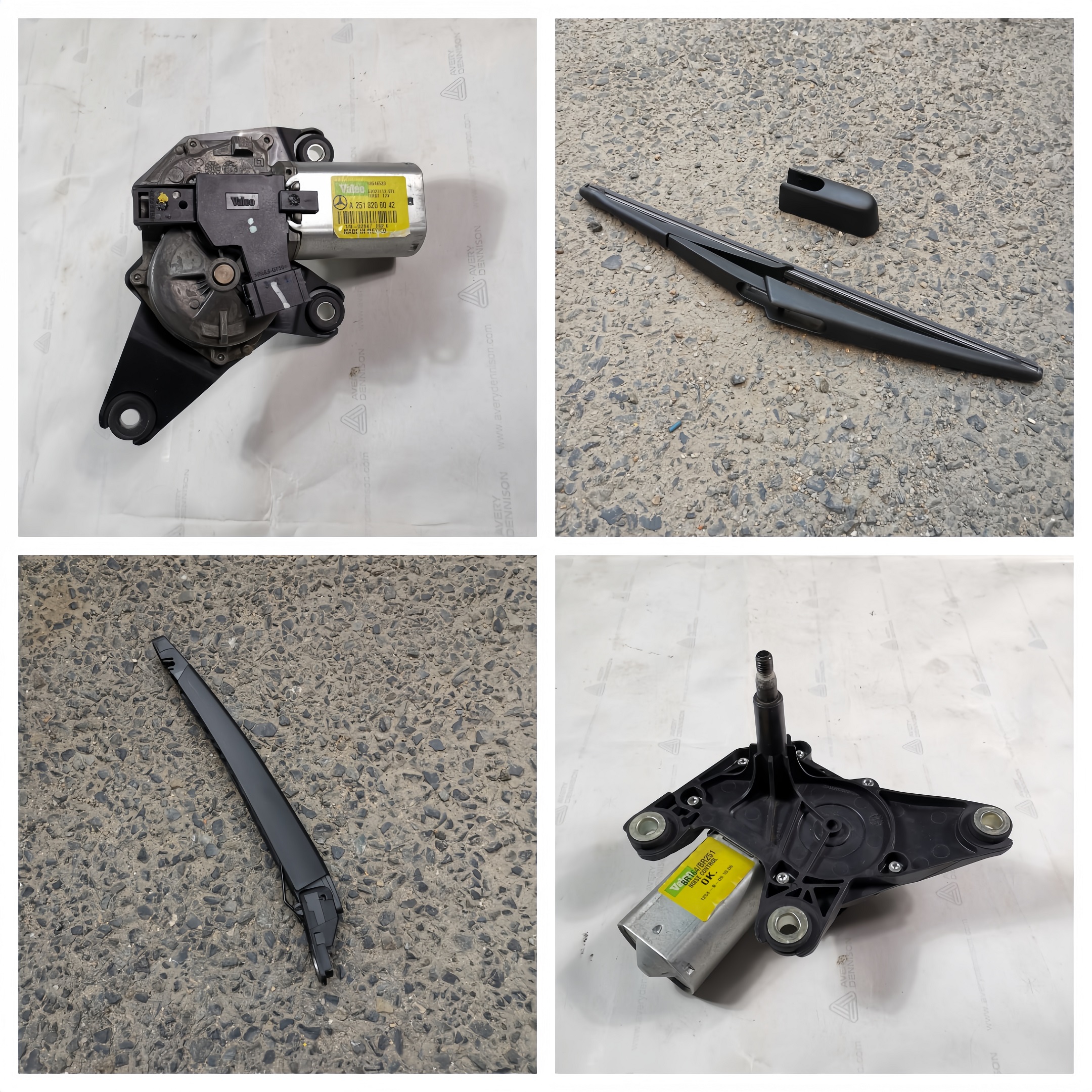 适用于奔驰W251后雨刮R280电机R320雨刷臂R350雨刮片R400小盖R500