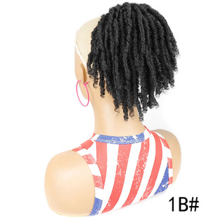 蓬松空心卷筒曲假发脏辫马尾Ponytail hair Faux locs Braiding