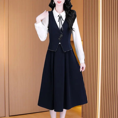 2025春秋新款小香风气质连衣裙