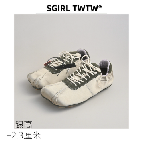 SGIRL个性松弛感褶皱德训鞋女