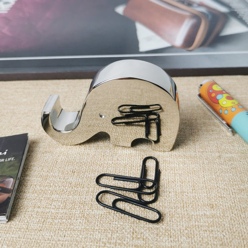 德国可爱桌面手机小象创意摆件