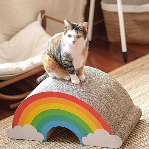 SUCKUK彩虹猫抓板猫玩具