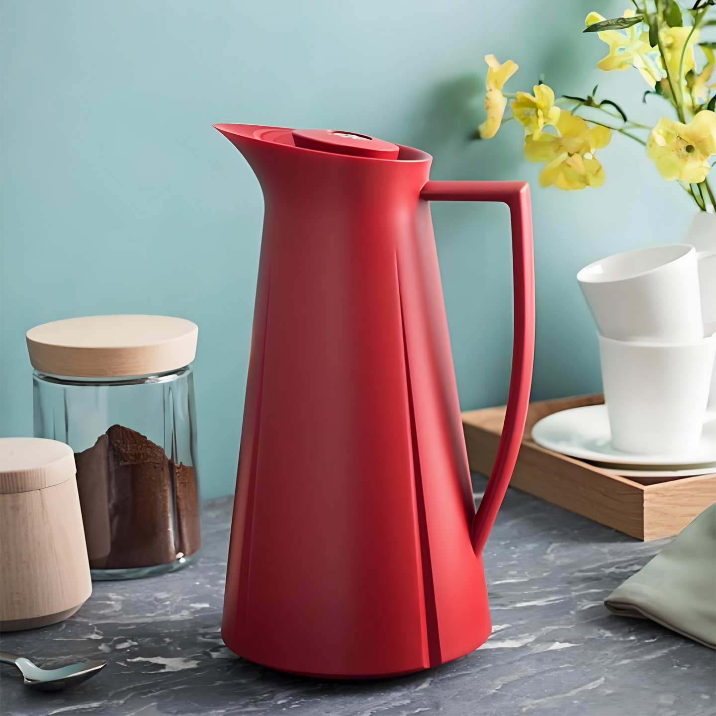 丹麦办公室结婚玻璃内胆保温壶