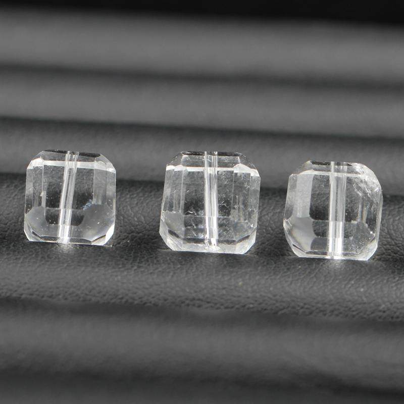 高透天然白水晶切面方糖散珠女原创diy手工编织手链饰品项链配饰,饰品/流行首饰/时尚饰品新,DIY配件,淘宝优惠券,粉丝福利购,淘宝优惠卷