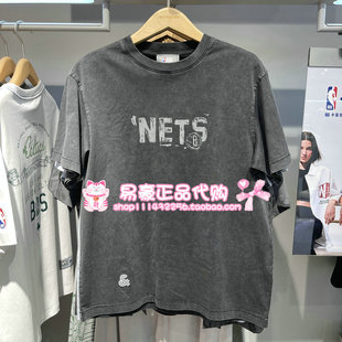 E40 杰克琼斯NBA联名款 225201021 T恤 6905571239474 做旧宽松短袖