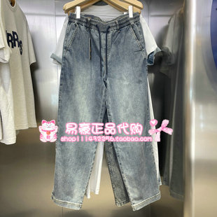 杰克琼斯牛仔裤廓形做旧水洗长裤 226332146 A13 6905571382132