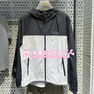 6905571238583 E44 杰克琼斯休闲拼接防晒服连帽外套男 2252SP006