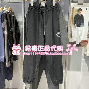 E41 22541D016 6905571314195 休闲裤 杰克琼斯抽绳松紧腰头束脚裤