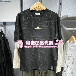 E40 225301052 6905571273089 刺绣舒适休闲短袖 杰克琼斯T恤时尚