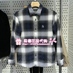 E40 2254O3008 6905571295944 衬衫 杰克琼斯宽松百搭格纹加厚长袖