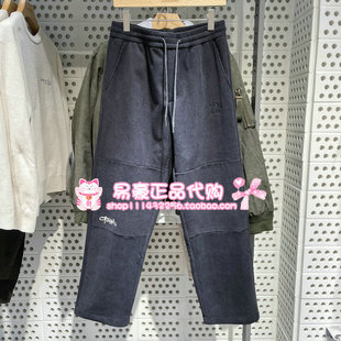 冬季 22541D012 卫裤 子 E44 口袋松紧抽绳字母加绒长裤 杰克琼斯男装