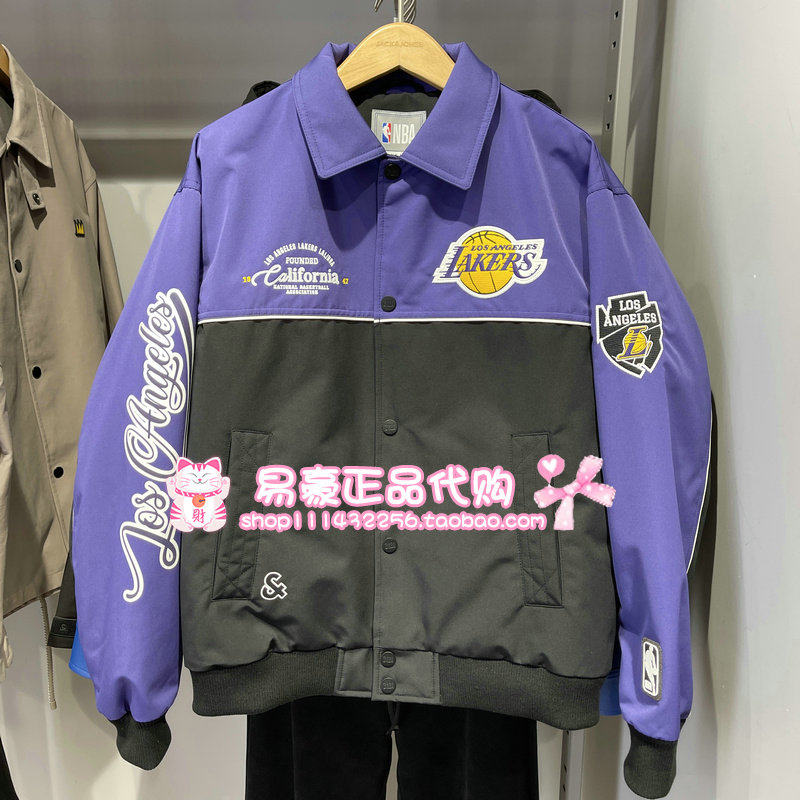 杰克琼斯2026款NBA联名雄鹿队外套 226109001 E40 6905571334698