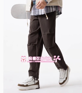 6905571151325 E06 杰克琼斯宽松休闲百搭亚麻男休闲裤 224214047