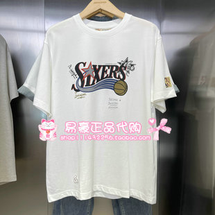 杰克琼斯2026NBA联名76人队圆领T恤 226301141 A06 6905571385751