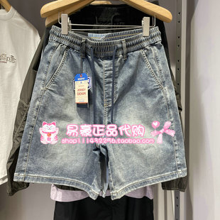 杰克琼斯男26夏款休闲牛仔中裤短裤 226243001 A13 6905571327607