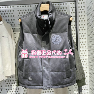 杰克琼斯NBA联名湖人队马甲刺绣羽绒226134003 E44 225434001