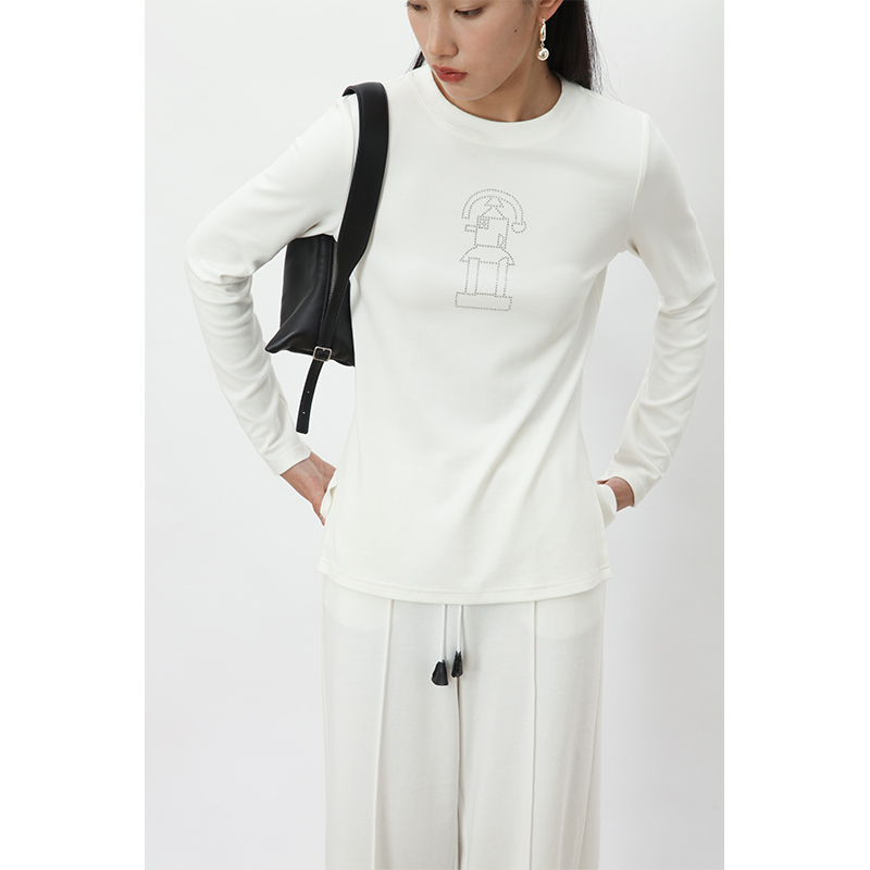 奥地利水钻机器人趣味非紧身T恤