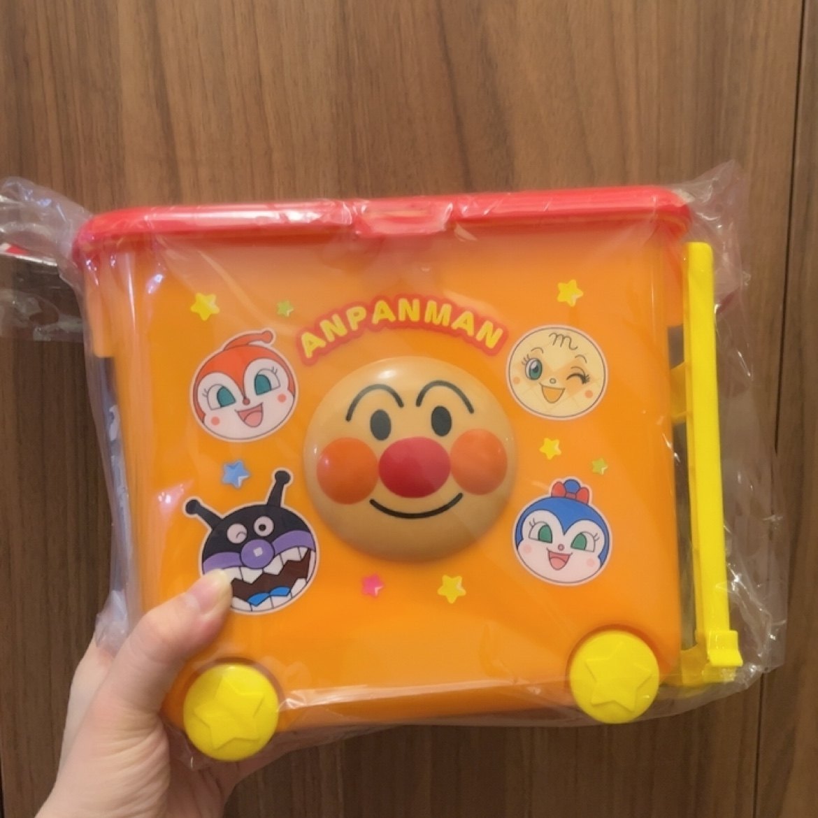 全新香港限定日本不二家面包超人手拉车收纳箱儿童玩具手提箱推车,住宅家具,儿童玩具收纳箱,淘宝优惠券,粉丝福利购,淘宝优惠卷