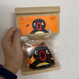 全新茉莉奶白pingu联名合作款万圣节讨糖包零钱包钥匙包耳机包