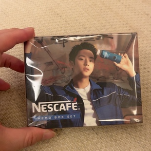 全新香港711便利店雀巢咖啡赠品便利贴便签本MINGYU品牌大使文具