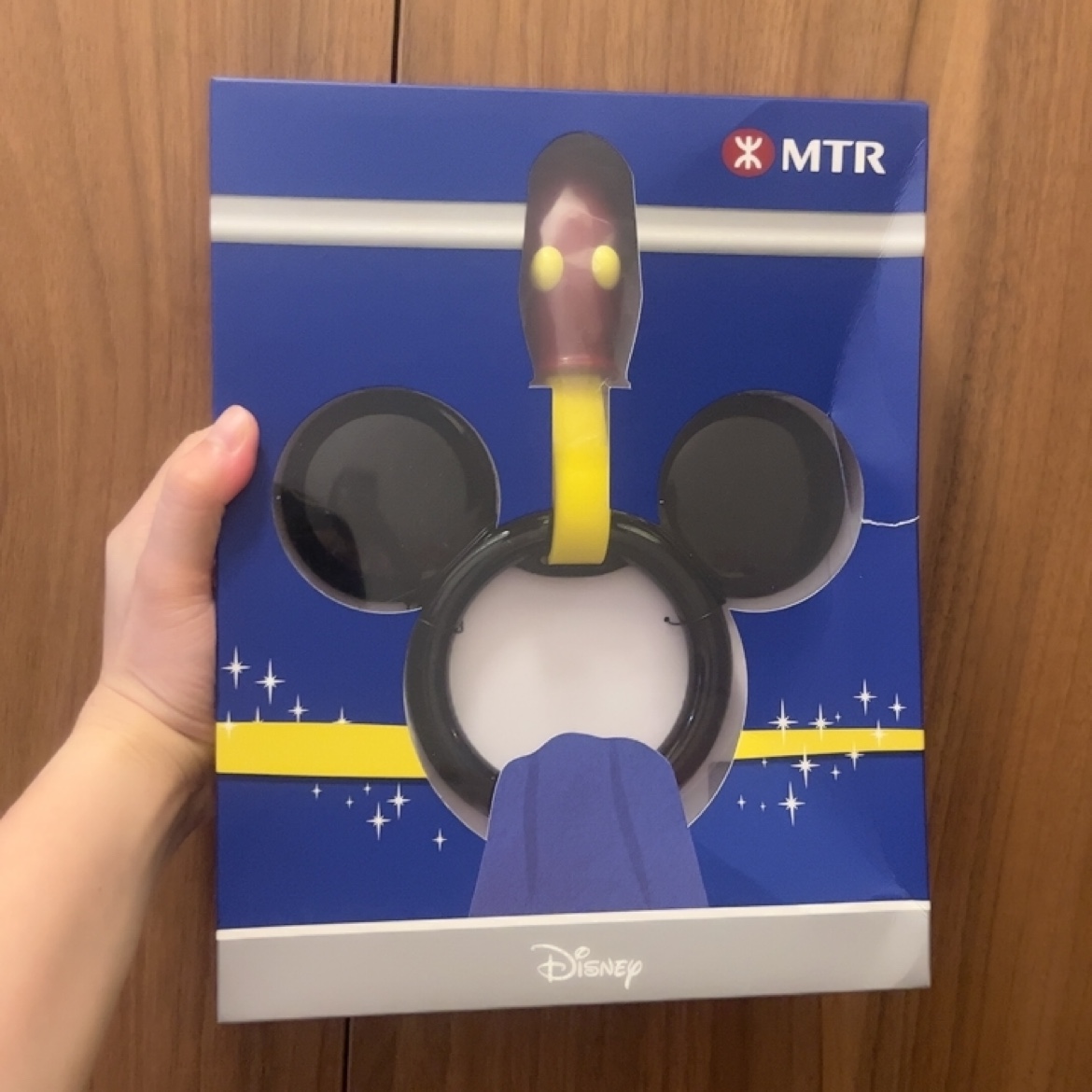 全新香港MTR地铁联乘迪士尼米奇列车1:1扶手环毛巾架浴巾架吸盘
