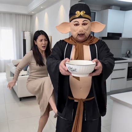 成人猪八戒服装全套西游记角色扮演婚庆搞笑演出服面具肚皮耙子