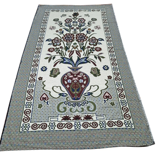 印花布艺图案四季 遮光长帘卧室隔断帘挡风门帘学生单人床沙发巾