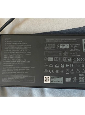【二手】联想原装拯救者7000笔记本充电器20V11.5A方口230W适配器