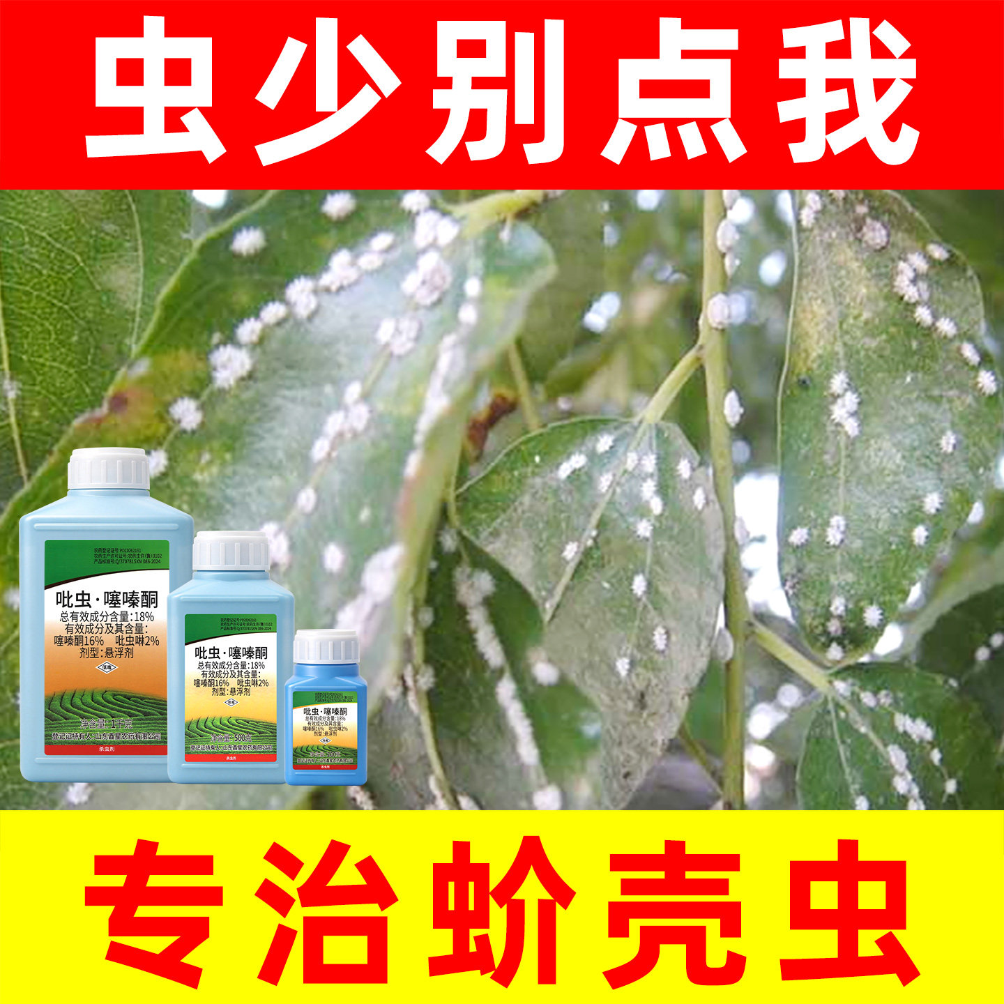 吡虫啉噻嗪酮果树柑橘蚧壳虫介壳虫内吸触杀胃毒鑫星农药杀虫剂