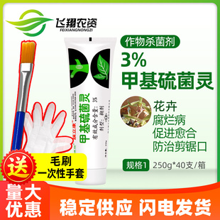 膜立康3%甲基硫菌灵植物兰花切口杀菌保护剂伤口愈合剂涂抹剂250g