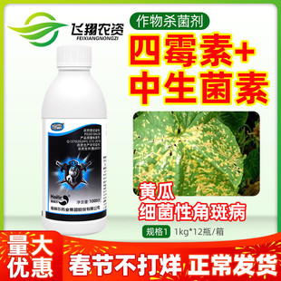 2%中生菌素四霉素黄瓜细菌性角斑病梧宁霉素海利尔细霸农药杀菌剂