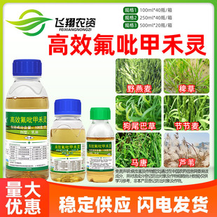 绿霸高盖高效氟吡甲禾灵大豆田芦苇一年生禾本科杂草盖草能除草剂