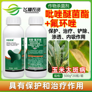 欣田时间35%吡唑醚菌酯氟环唑玉米大斑病专用保护治疗农药杀菌剂